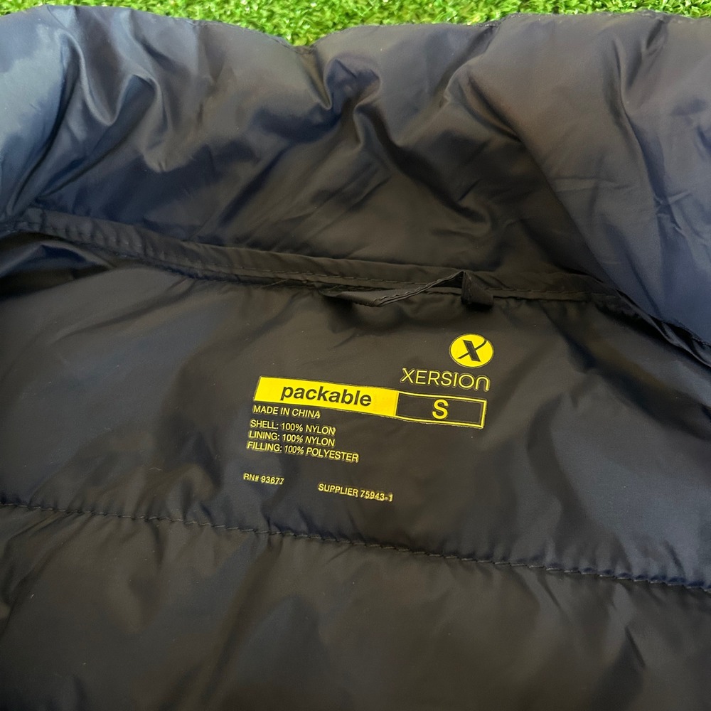 Xersion Packable Puffer Jacket Lightweight Full Z… - image 2
